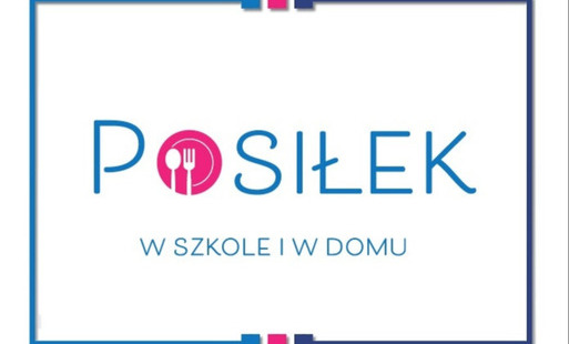 logo programu posiłek w szkole i w domu