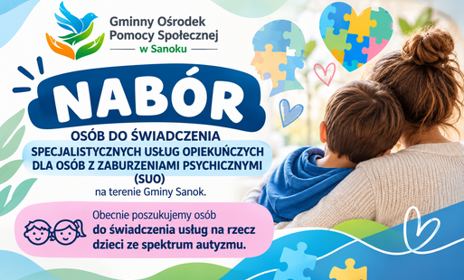 Zdjęcie przedstawia ogłoszenie o nabór na suo